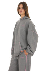 Oversized Hoodie in Charcoal