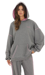 Oversized Hoodie in Charcoal