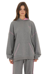 Oversized Hoodie in Charcoal